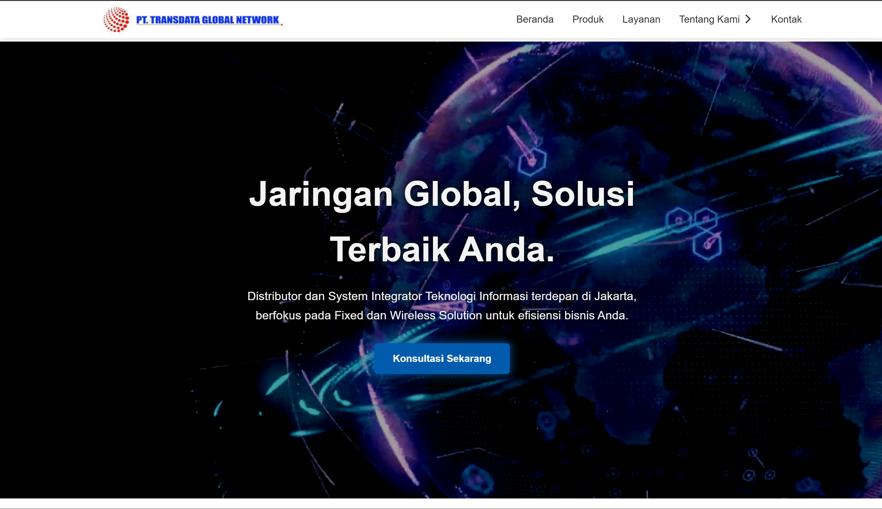 Website PT. Transdata Global Network